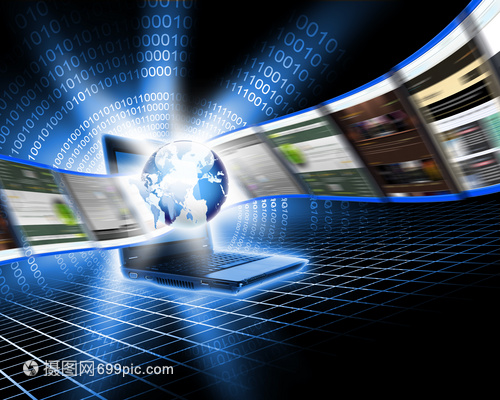 筆記本電腦屏幕全球計算機網(wǎng)絡(luò)的象征